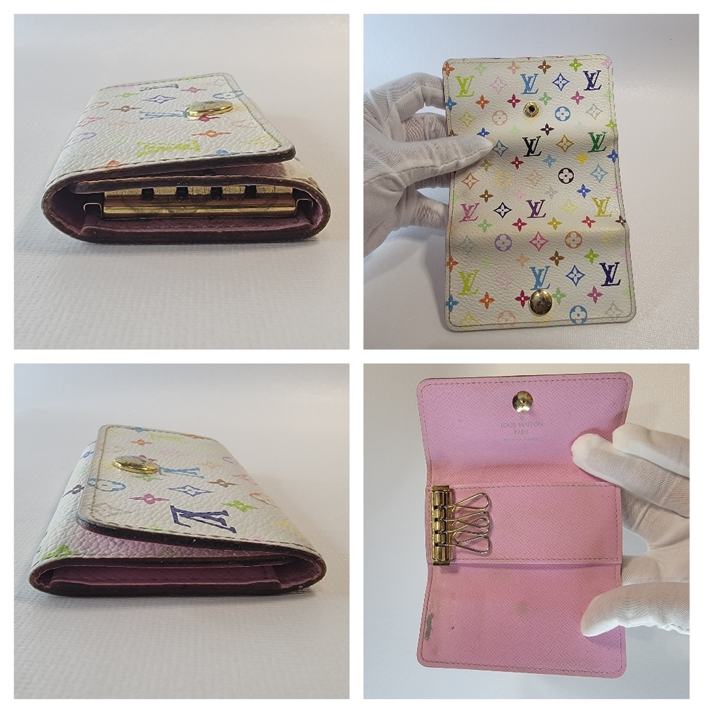 LOUIS VUITTON Murakami Sarah Wallet & 4 Ring Key-case Set. VGUC - Picture 6 of 14